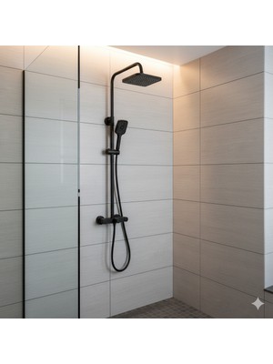 Kaan Premium Robot Duş Seti - Lüks Yağmurlama Ayarlanabilir Tepe Duşu