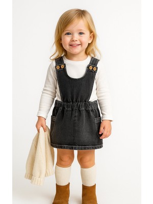 Overdo Kız Çocuk Basic Kot Jile / Kot Elbise