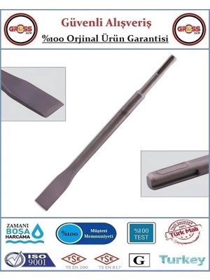 Gross AVM Sds Plus Beton Kırıcı ve Yontucu Keski - Dar - 14x250mm