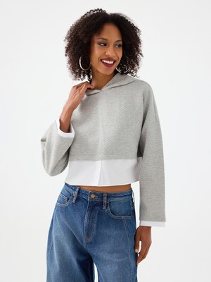 Loft Crop Kadın Sweatshirt