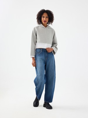 Loft Baggy Regular Fit Kadın Pantolon