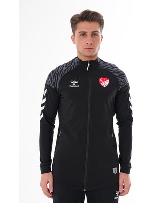 Hummel Tff Hakem Ders ve Kamp Eşofman Üstü Siyah Xl