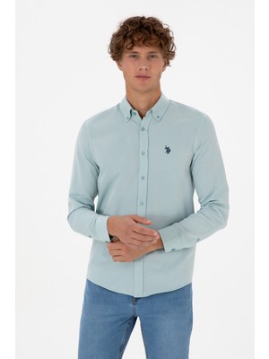 U.s. Polo Assn. Erkek Koyu Mint Gömlek Basic 50316723-VR152