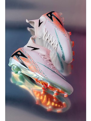 Erkek Halı Saha Kramponu Ithal Taban, Çim Saha, Yarım Çoraplı, Ergonomik, Ayağı Saran, Esnek ve Konforlu Futbol Ayakkabısı