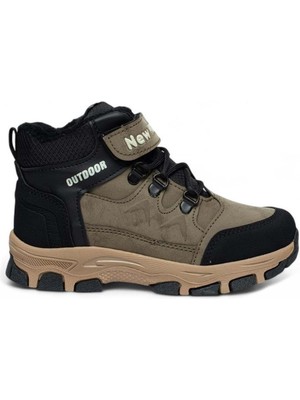 New Hunter Newhunter Çocuk Kışlık Içi Yünlü Su Geçirmez Outodoor  Bot - Vizyon-Siyah - 32