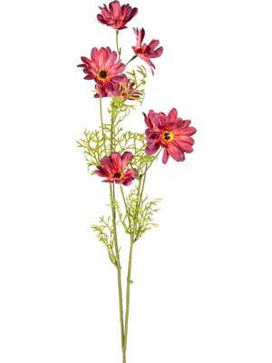 Herdekora Yapay Çiçek Papatya Bordo 70 Cm.