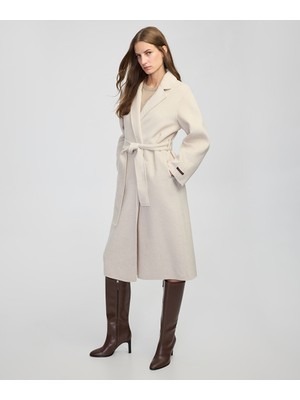 İpekyol Yün Içerikli Kuşaklı Kaban IW6250008028018