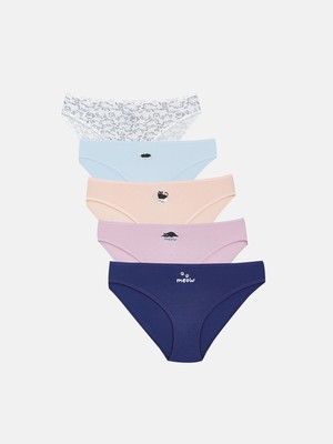 Lc Waikiki Yeni Sezon Baskılı Bikini Külot 5'li