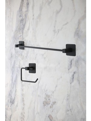 Lidyahan Store Kare Yapışkanlı Uzun Havluluk Tuvalet Kağıtlığı Square Serisi