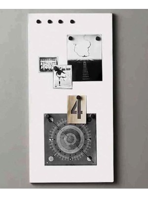 Lidyahan Store Magnet Mıknatıslı Beyaz Pano, 30X70 Cm, Dekoratif Magnet Panosu