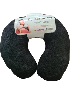 Lidyahan Store Boyun Yastığı Koyu Siyah