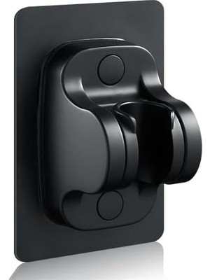 Lidyahan Store Yapışkanlı Duş Başlığı Askısı Tutucu Mafsal (Siyah)