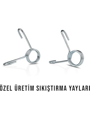Lidyahan Store 2 Adet Kıskaçlı Çelik Plaka Sıkıştırma Yayı