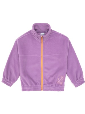 U.S. Polo Assn. Kız Çocuk Lila Fermuarlı Polar Sweatshirt 50318001-VR034