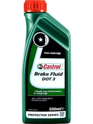 Lidyahan Store Brake Fluid Dot 3 500 ml Fren Hidrolik Sıvısı