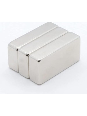 Lidyahan Store Adet 40X20X10 mm Dikdörtgen Neodyum Mıknatıs Boy 40MM En 20MM Kl. 10MM