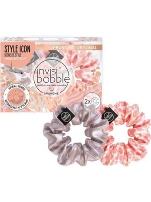 Lidyahan Store Sprunchie ''we'll Always Have Panther'' Duo Scrunchie 2'li Saten Kumaşlı Saç Tokası Seti