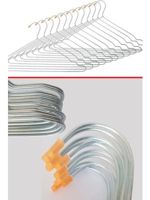 Lidyahan Store Metal Elbise Askısı 24 Adet AA-DMRELB24