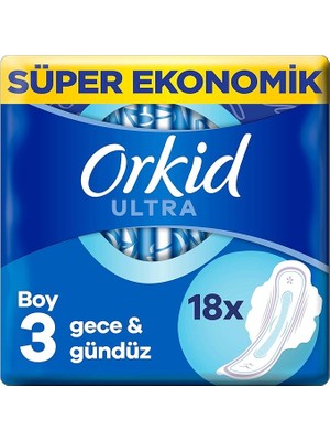 Lidyahan Store Ultra Ekstra Hijyenik Ped Gece Süper Ekonomik Paket (1 x 18 Ped)
