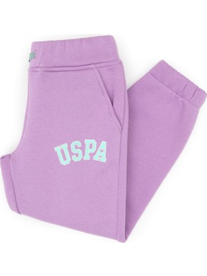 U.S. Polo Assn. Kız Çocuk Lila Şardonlu Jogger Eşofman Altı 50317893-VR034