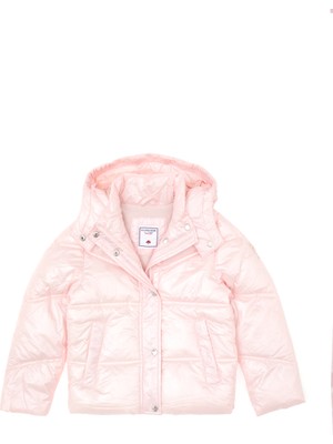 U.S. Polo Assn. Kız Çocuk Açık Pembe Kapüşonlu Mont 50313056-VR078
