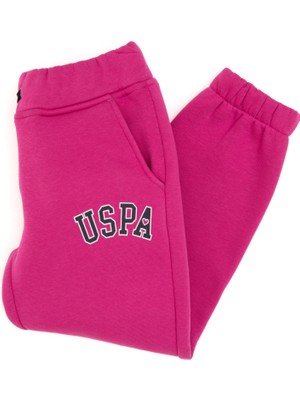 U.S. Polo Assn. Kız Çocuk Pembe Şardonlu Jogger Eşofman Altı 50317893-VR041