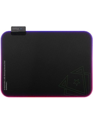 Lidyahan Store Swiftpad-L, Oyun Fare Altlığı, Düz Kayma, Mikro Dokulu Kumaş Yüzey Büyük (32,8 x 20 Cm), Dikişli Kenarlı, Kaymaz Taban, 13 Rgb LED Modu
