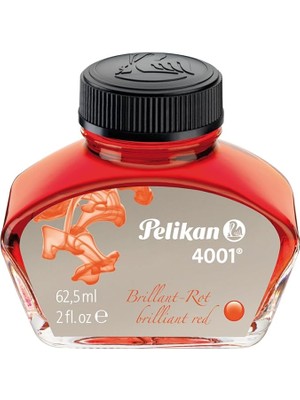 Lidyahan Store Mürekkep Serisi 4001 62,5 ml Kırmızı Mürekkep