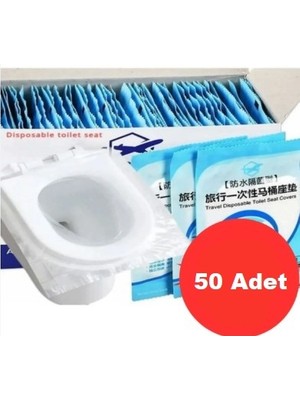 Go İthalat Hijyenik Tek Kullanımlık Klozet Kapağı Poşeti 50 Adet Kutulu (5263)