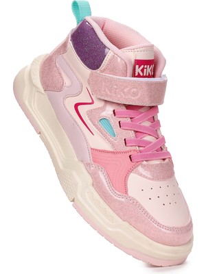 Kiko Kids Hayka-3 Cırtlı Kız Çocuk Spor Ayakkabı