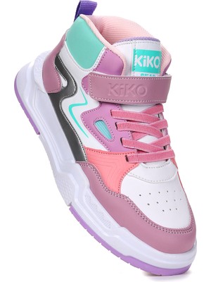 Kiko Kids Hayka-3 Cırtlı Kız Çocuk Spor Ayakkabı