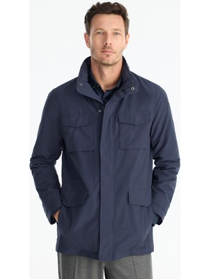 Yargıcı Regular Dik Yaka Uzun Kol Yağmurluk