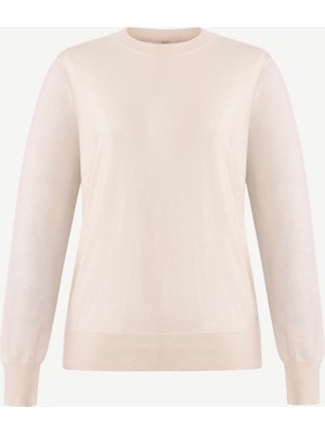 Yargıcı İpek Kaşmir Regular Bisiklet Yaka Uzun Kol Kazak