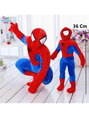 Brother Toys Örümcek Adam Peluş Oyuncak 36 Cm. Uyku ve Oyun Arkadaşı Spiderman