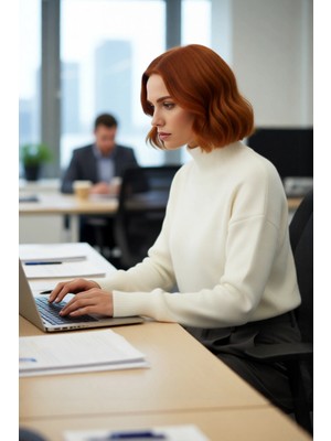 FRM Kadın Düz Dokulu Oversize Triko Kazak Soğuk Günlerde Sıcaklık ve Rahatlığı Bir Arada Sunar