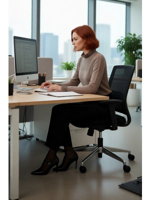 FRM Kadın Casual Regular Kalıp Ajurlu Dik Yaka Bağcıklı Standart Kollu Triko Kazak Soğuk Havalar Için