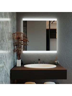 Aypars Atölye Dairesel LED Işıklı Modern Ayna – Minimalist Duvar ve Banyo Aynası