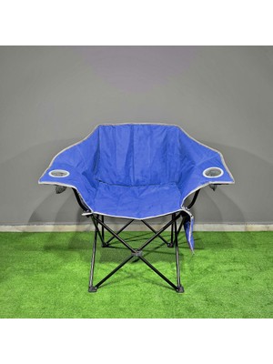 Argeus Nevgrande Comfort Katlanabilir Kamp Sandalyesi Mavi