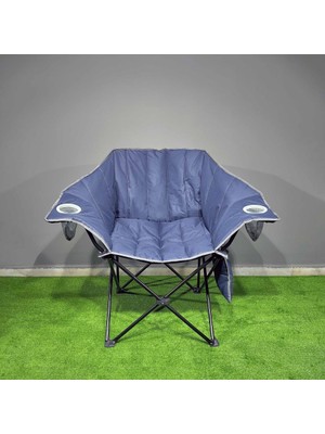 Argeus Nevgrande Comfort Katlanabilir Kamp Sandalyesi Lacivert