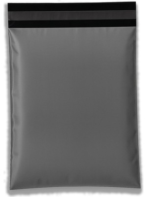 Merwish Baskısız Gri Renk Cepsiz 0,5 Mikron 17*23+5 Ölçülerinde Kargo Poşeti 100 Adet Dayanıklı Sızdırmaz Esnek ve Ekonomik Kargo Poşeti
