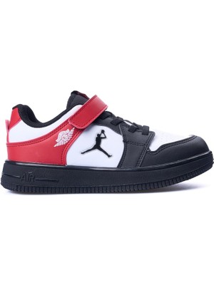 Cool Haykat Çocuk Bantlı Sneaker Kırmızı - Siyah