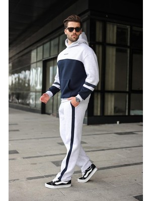 Madmext Karmelanj Alt Üst Kapüşonlu Eşofman Takımı E7340