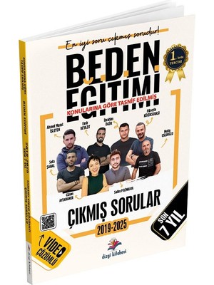 Anla Kazan Yayınları Dizgi Kitap 2026 Öabt Meb-Ags Beden Eğitimi Öğretmenliği Çıkmış Sorular Son 7 Yıl Konularına Göre Çözümlü