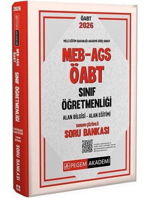 Anla Kazan Yayınları Pegem 2026 Öabt Meb-Ags Sınıf Öğretmenliği Soru Bankası
