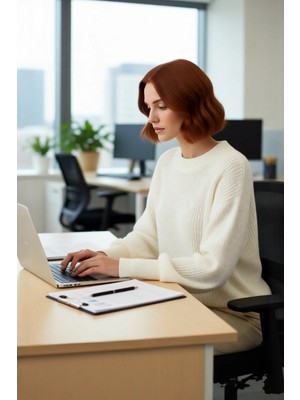 FRM Kadın Salaş Oversize Balon Kol Bisiklet Yaka Selanik Dokuma Uzun Kollu Triko Kazak 100% Akrilik