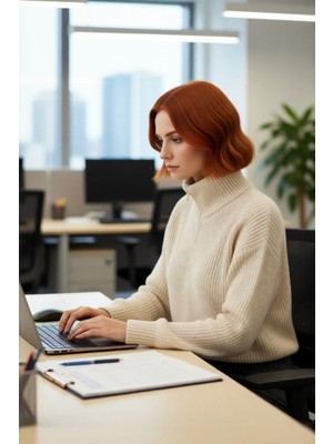 FRM Kadın Oversize Rahat Kesim Crop Fermuarlı Dik Yaka Akrilik Triko Kazak Soğuk Günler Için Ideal