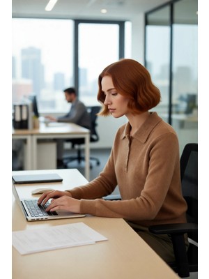 FRM Kadın Soğuk Hava Şıklığı Polo Yaka Regular Kalıp Triko Kazak Konforlu ve Modern Görünüm Sağlar