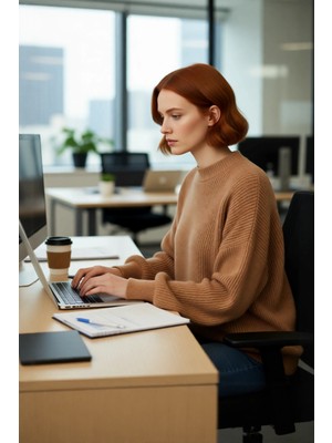 FRM Kadın Salaş Oversize Balon Kol Bisiklet Yaka Selanik Dokuma Uzun Kollu Triko Kazak 100% Akrilik