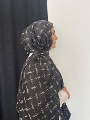 SarQa Scarft Ipek Kaşmir Çift Taraflı Şal