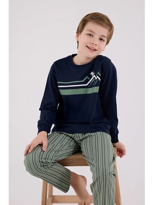 Arnetta Uzun Kol Erkek Çocuk Pijama Takım 3648